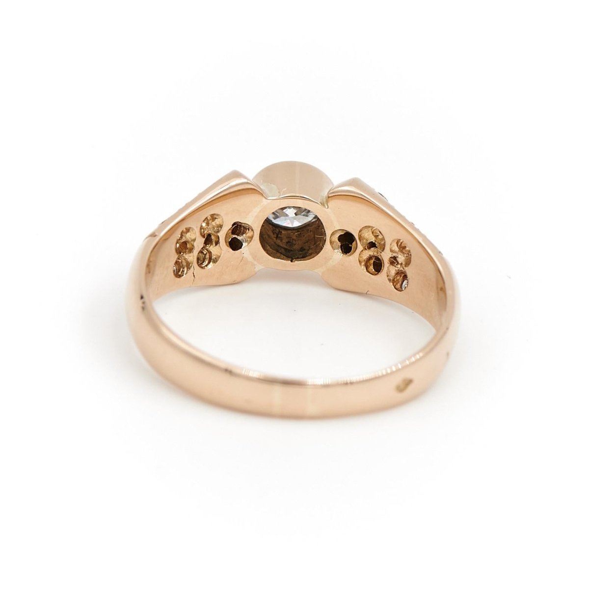 Bague Or jaune Diamant - Castafiore