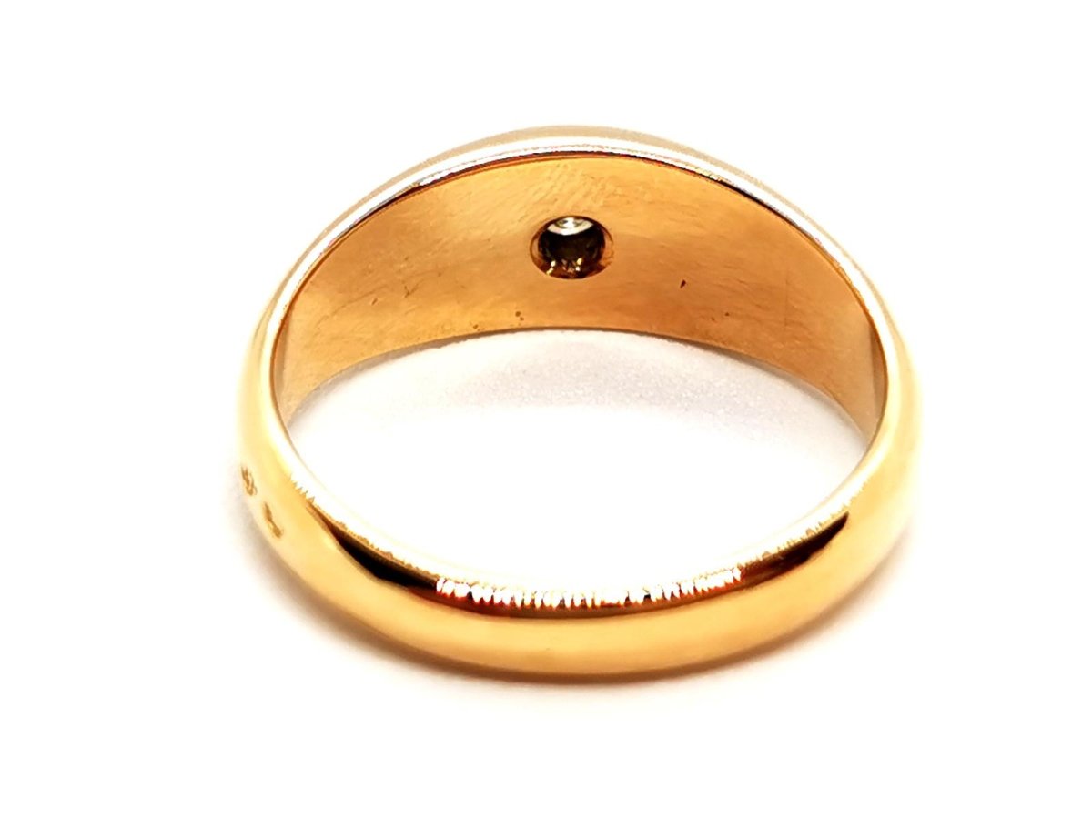 Bague Or jaune Diamant - Castafiore