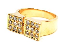 Bague Or jaune Diamant - Castafiore