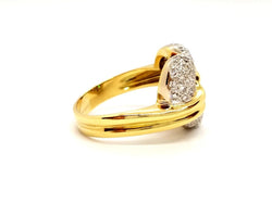 Bague Or jaune Diamant - Castafiore