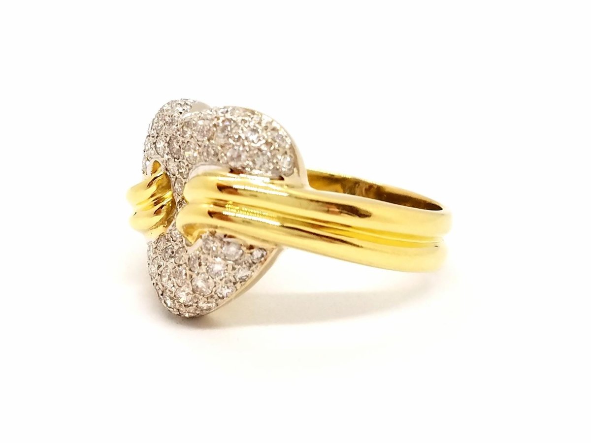 Bague Or jaune Diamant - Castafiore