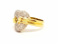 Bague Or jaune Diamant - Castafiore