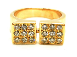 Bague Or jaune Diamant - Castafiore