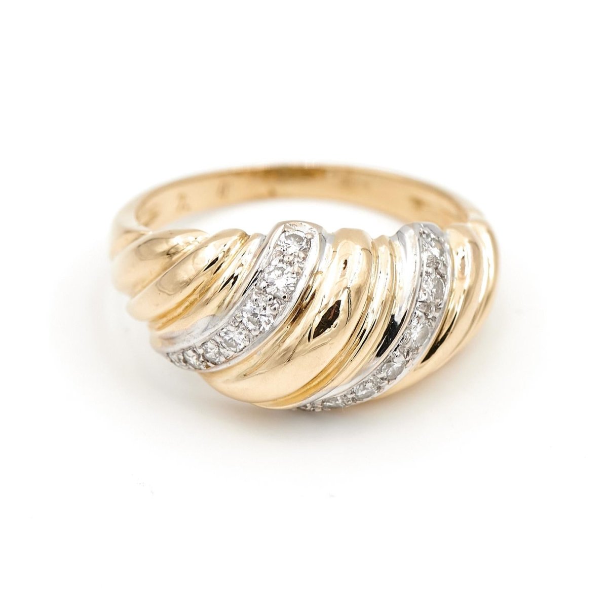 Bague Or jaune Diamant - Castafiore