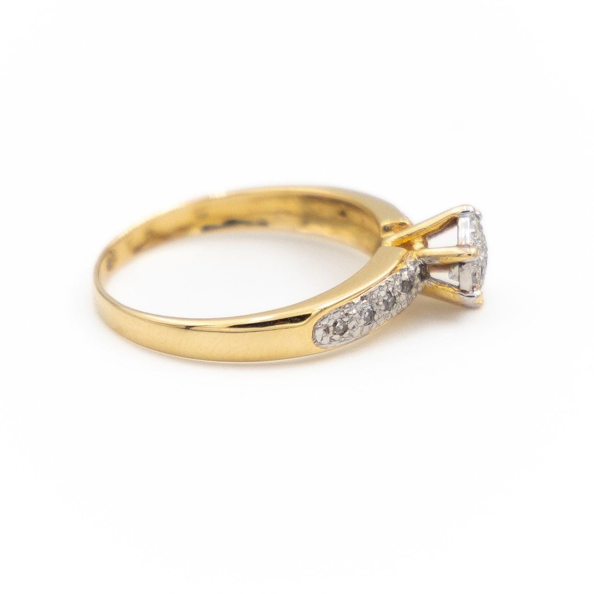Bague Or jaune Diamant - Castafiore
