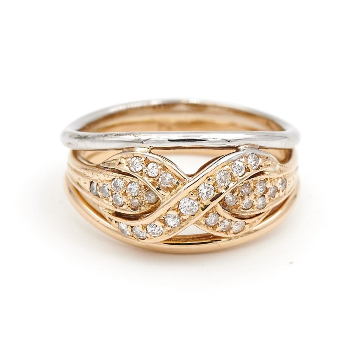 Bague Or jaune Diamant - Castafiore