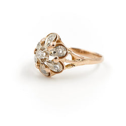 Bague Or jaune Diamant - Castafiore
