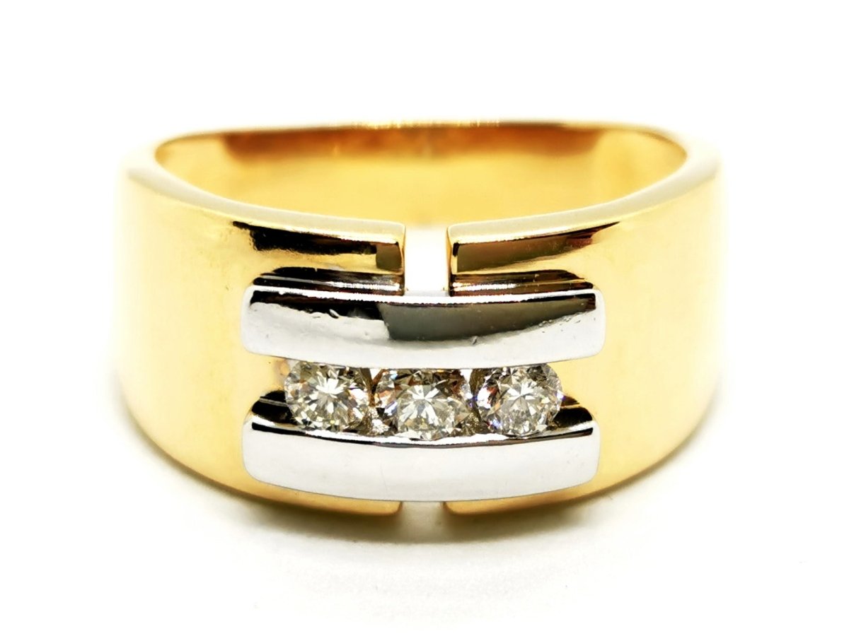 Bague Or jaune Diamant - Castafiore