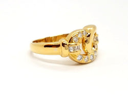 Bague Or jaune Diamant - Castafiore