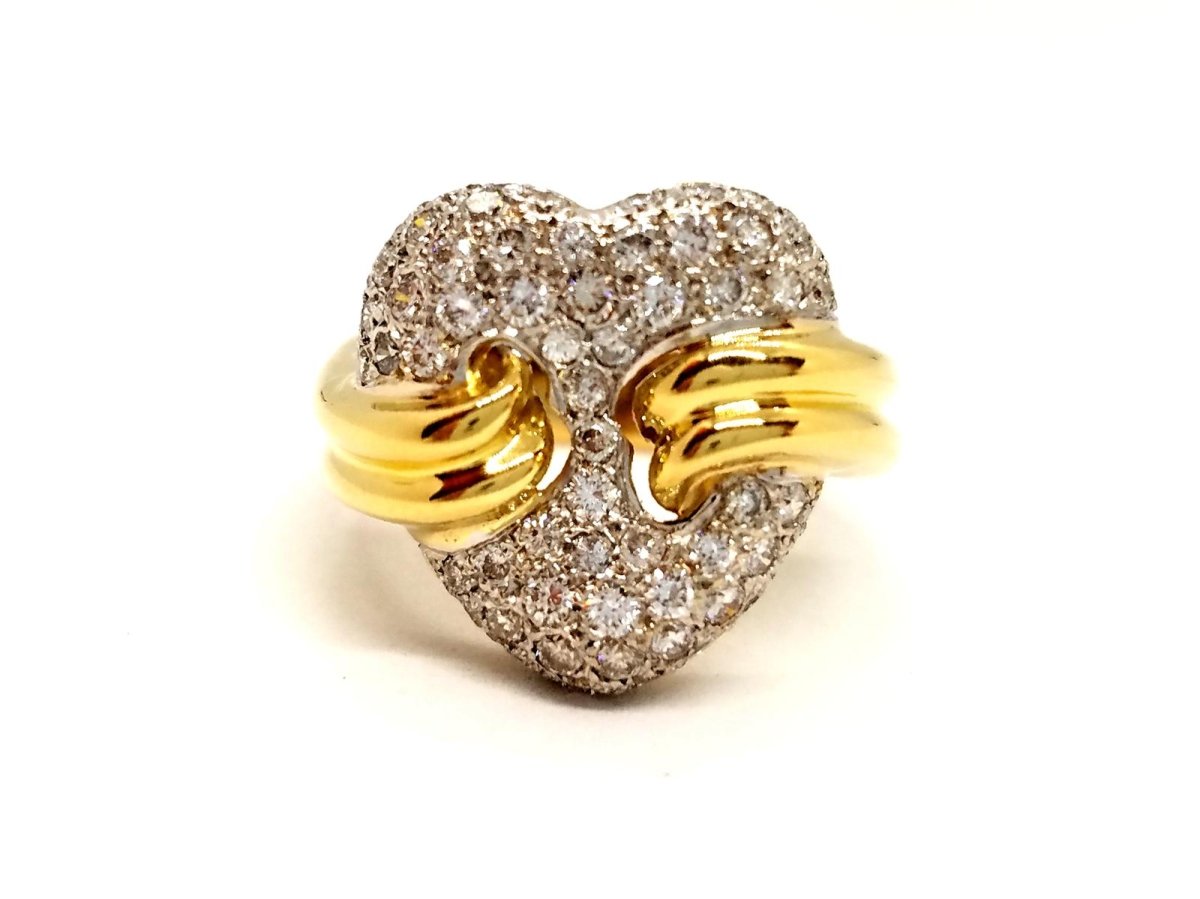 Bague Or jaune Diamant - Castafiore