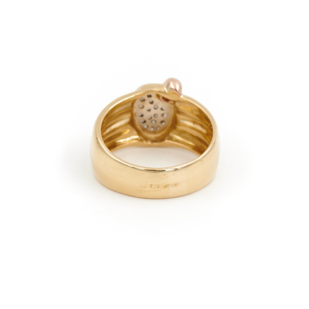 Bague Or jaune Diamant - Castafiore