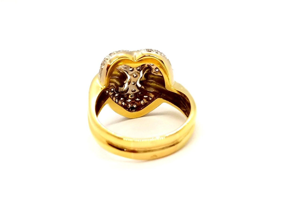 Bague Or jaune Diamant - Castafiore