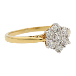 Bague Or jaune Diamant - Castafiore