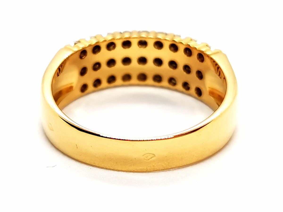 Bague Or jaune Diamant - Castafiore