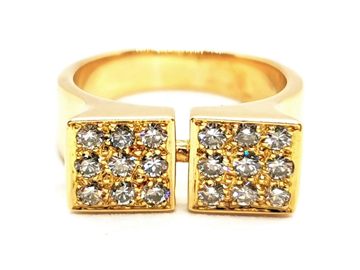 Bague Or jaune Diamant - Castafiore