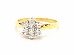 Bague Or jaune Diamant - Castafiore