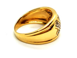 Bague Or jaune Diamants - Castafiore