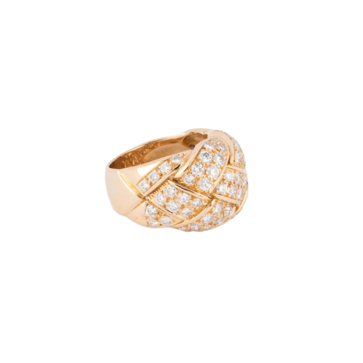 Bague or jaune et diamant de la maison Van Cleef and Arpels - Castafiore