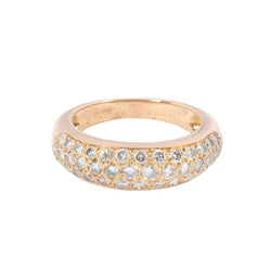 Bague or jaune pavée de diamants de la maison Cartier - Castafiore