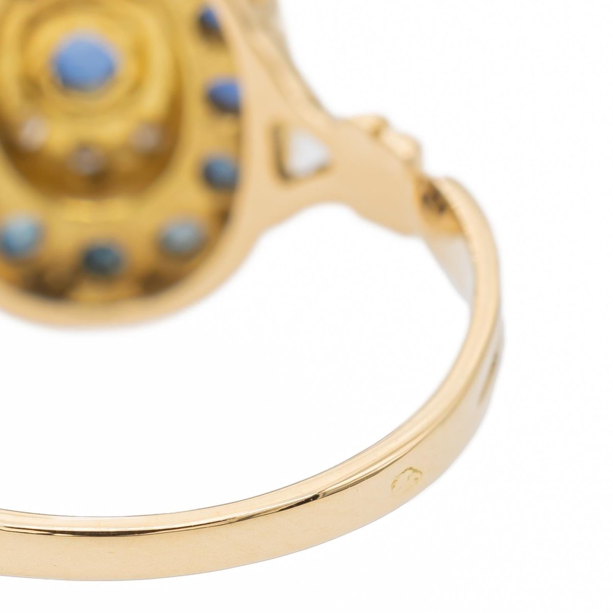 Bague Or jaune Saphir - Castafiore