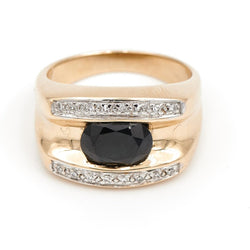 Bague Or jaune Saphir - Castafiore