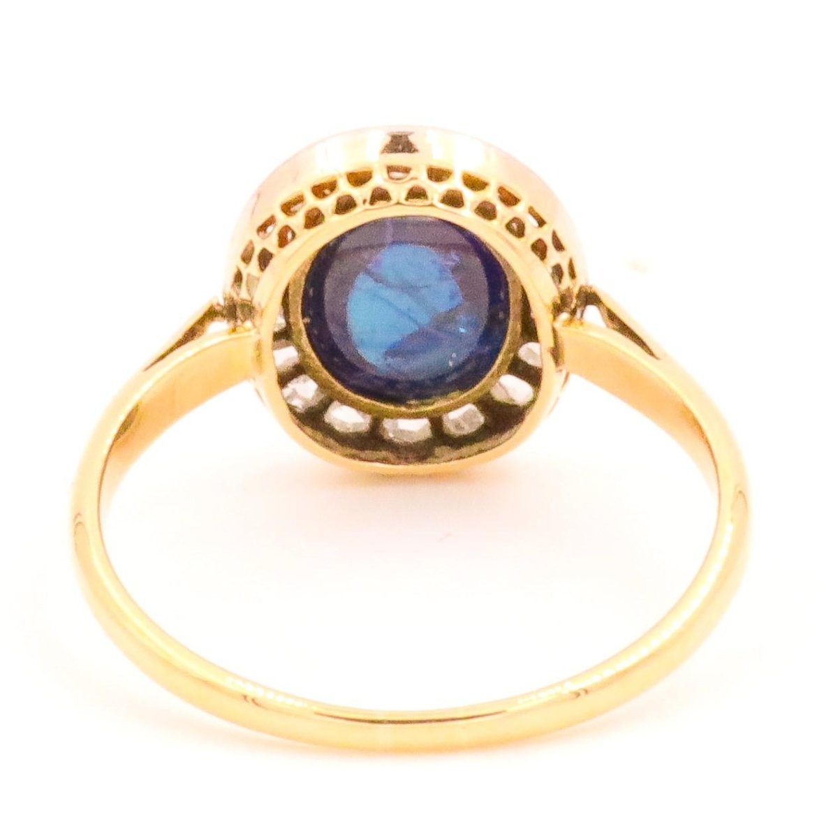 Bague Or jaune Saphir - Castafiore
