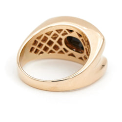 Bague Or jaune Saphir - Castafiore