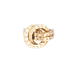 Bague or jaune signé Hermès collection Vendôme - Castafiore