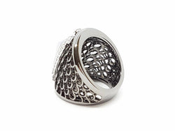 Bague Or noir Diamant - Castafiore