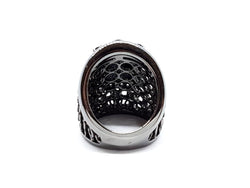 Bague Or noir Diamant - Castafiore