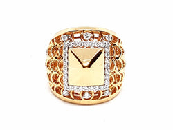 Bague Or rose Diamant - Castafiore