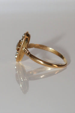 Bague Ovale Ajouré Saphir - Castafiore
