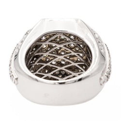 Bague Pavées diamants en or blanc - Castafiore