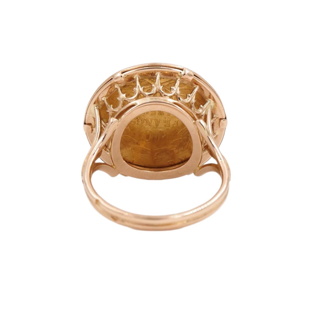 Bague Pièce Or jaune - Castafiore