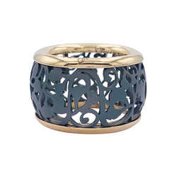 Bague Pomellato, "Arabesque", or rose, titane - Castafiore