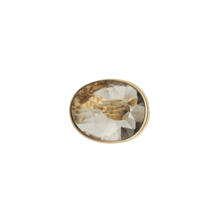 Bague POMELLATO "Arabesques" en or rose et quartz - Castafiore