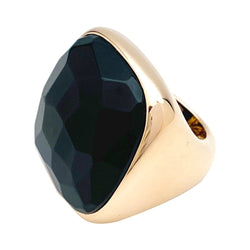 Bague Pomellato en or rose modèle "Victoria", jais - Castafiore