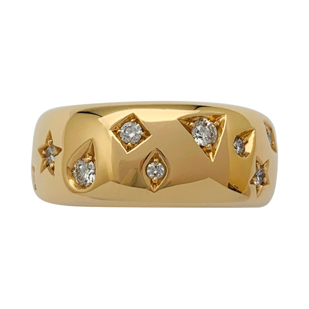 Bague Pomellato, "Iconica", or rose, diamants - Castafiore