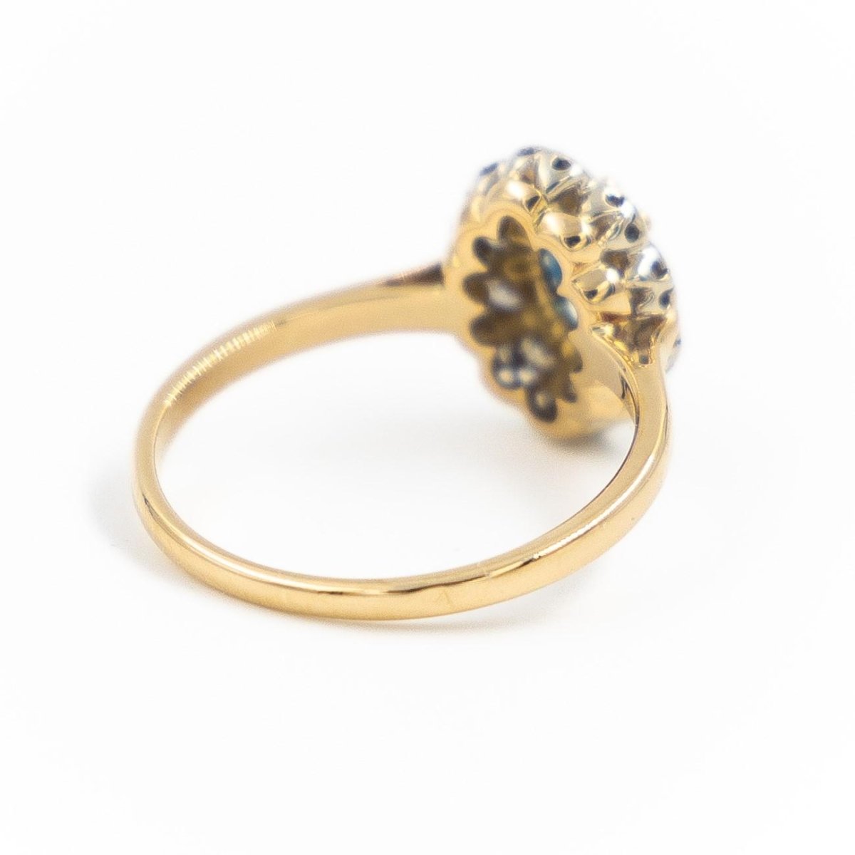 Bague Pompadour Or jaune Saphir - Castafiore