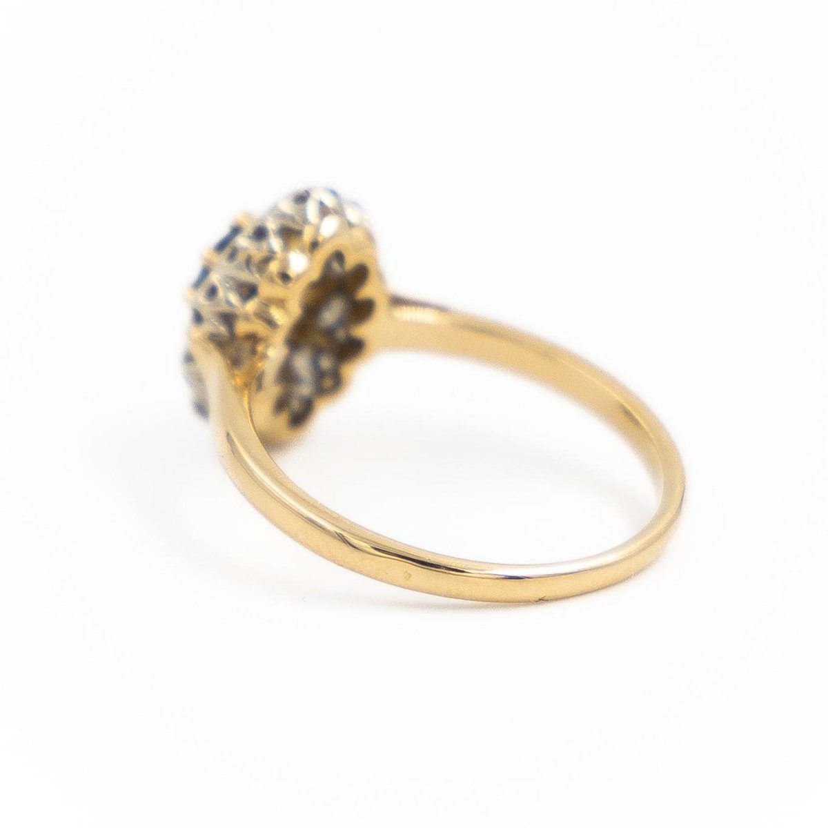 Bague Pompadour Or jaune Saphir - Castafiore