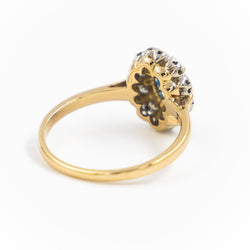 Bague Pompadour Or jaune Saphir - Castafiore