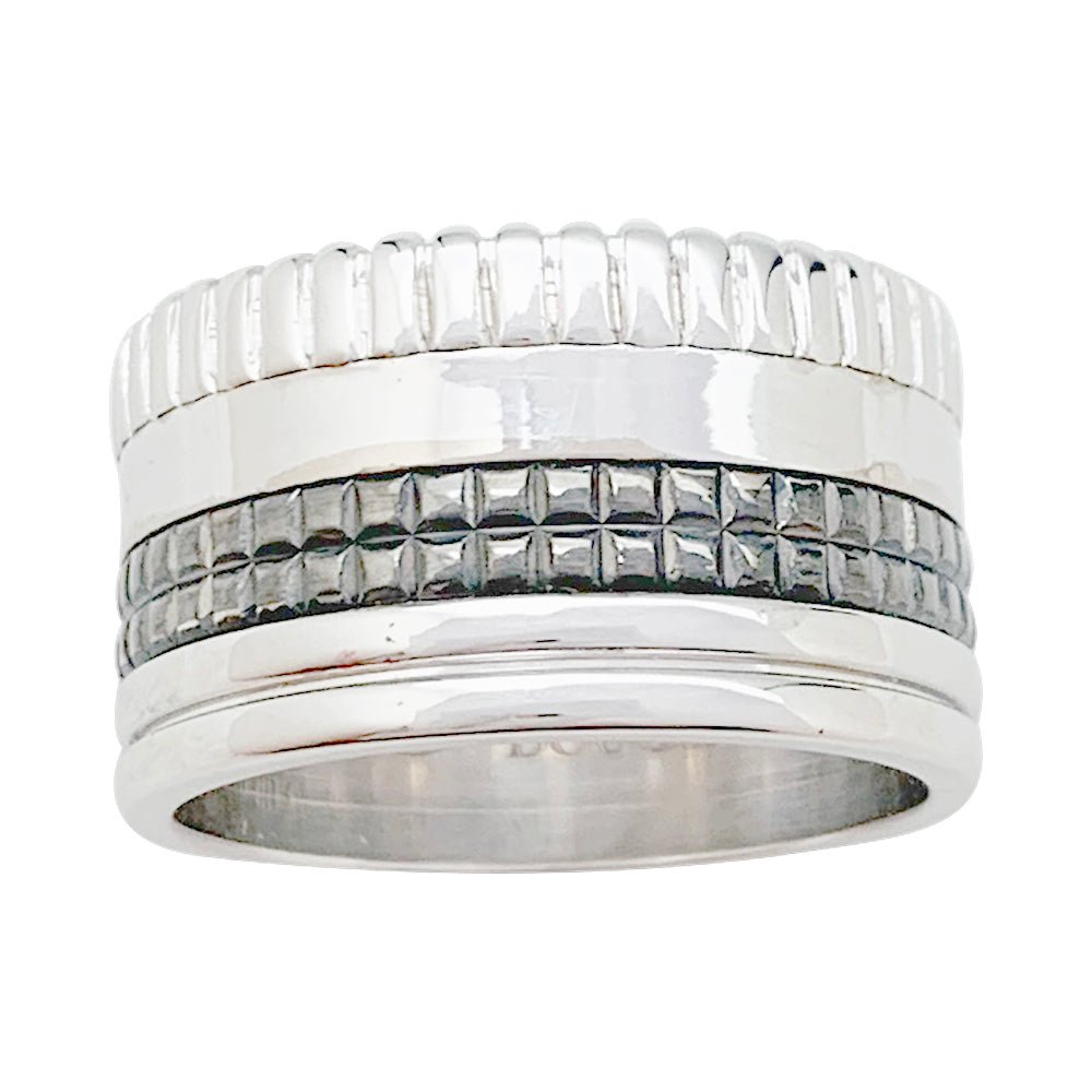 Bague "Quatre Black Edition" BOUCHERON , en or blanc - Castafiore