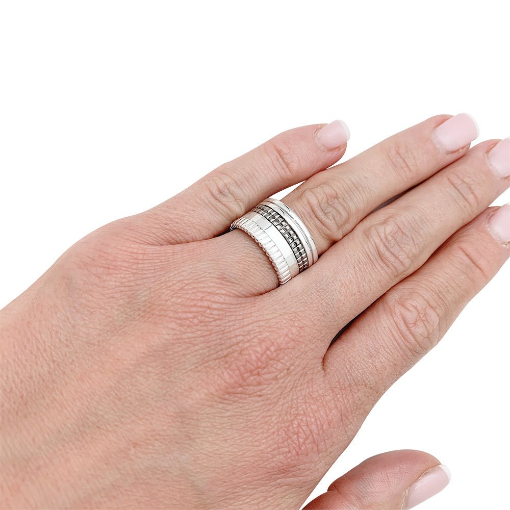 Bague "Quatre Black Edition" BOUCHERON , en or blanc - Castafiore