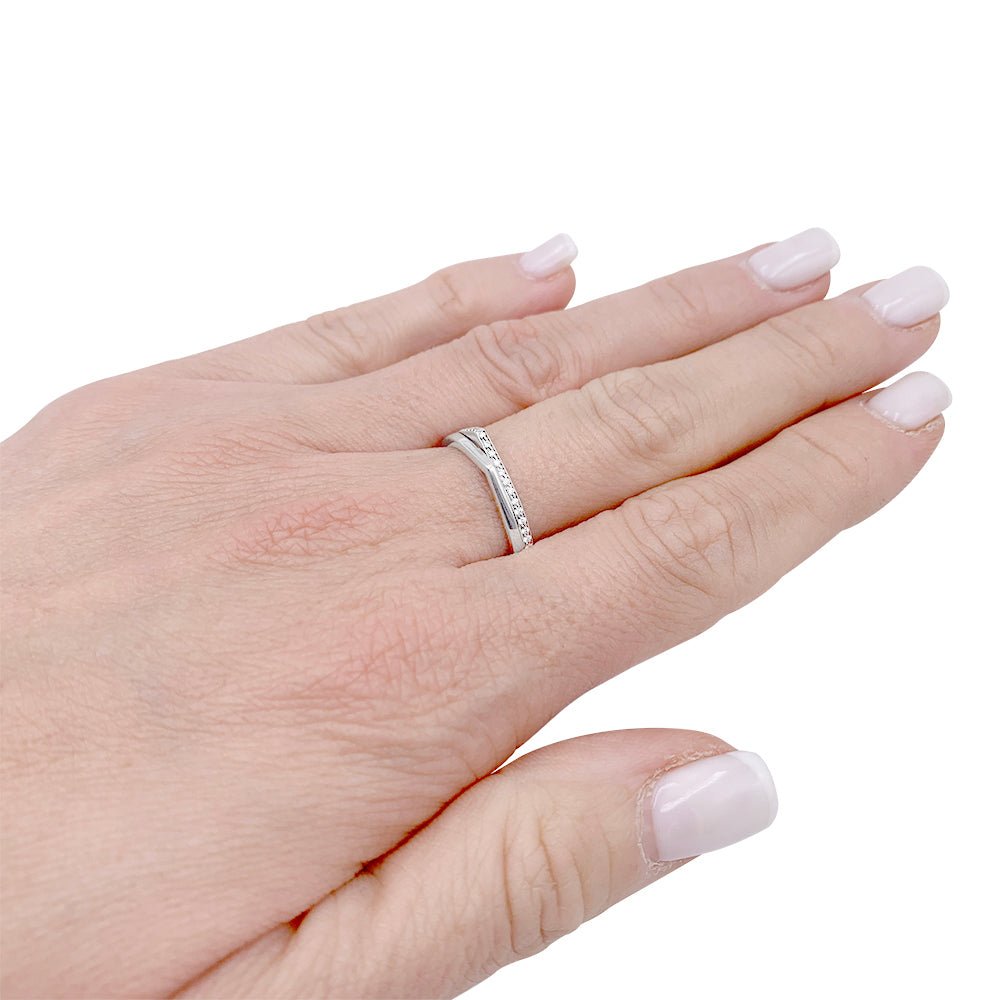 Bague Repossi, "Antifer", or blanc, diamants - Castafiore