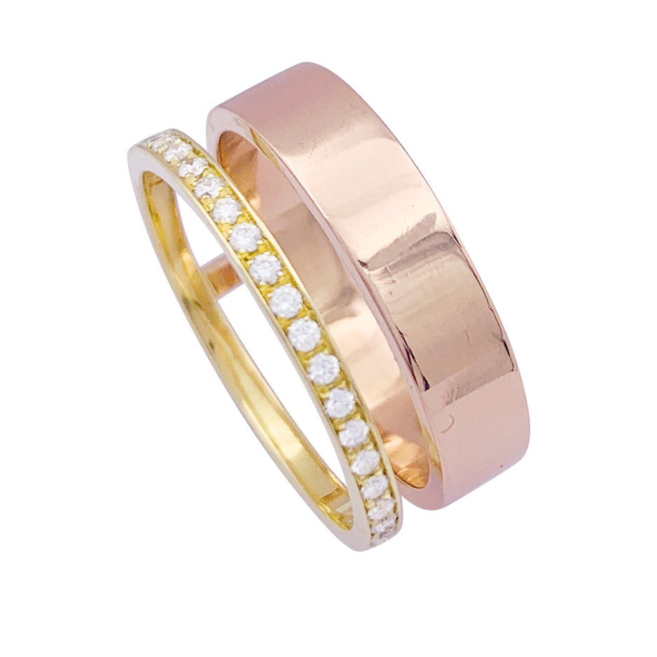 Bague REPOSSI ,deux ors et diamants - Castafiore
