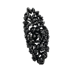 Bague REPOSSI "Nérée" en or blanc noirci et diamants - Castafiore