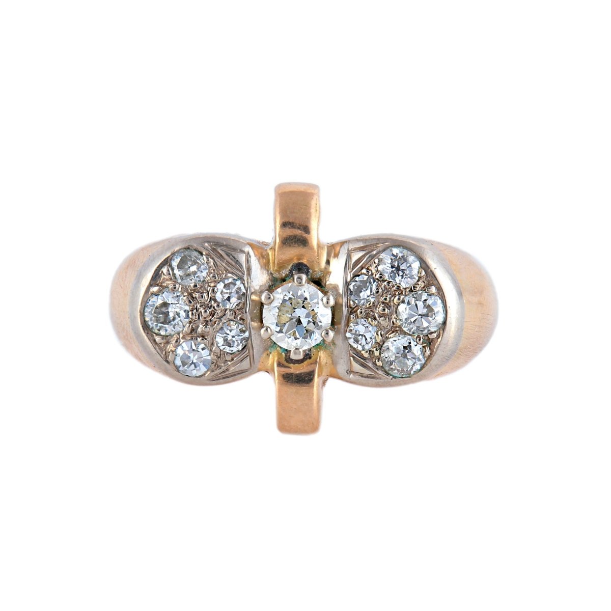 Bague Rétro 1940 Noeud - Castafiore
