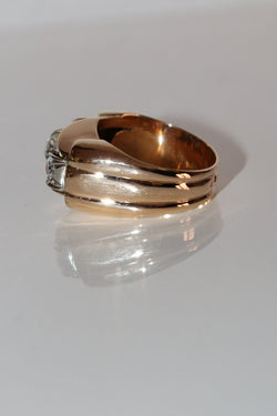 Bague Rétro Or & Diamants - Castafiore