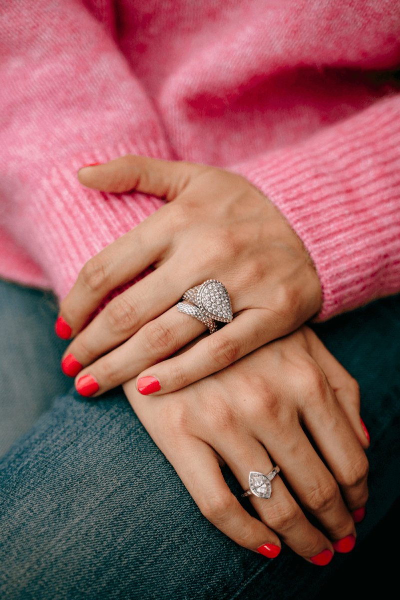 Bague "Serpent Bohême" BOUCHERON or gris et diamants - Castafiore