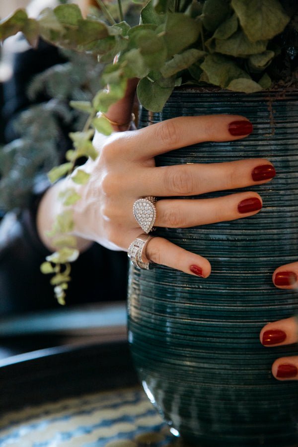 Bague "Serpent Bohême" BOUCHERON or gris et diamants - Castafiore